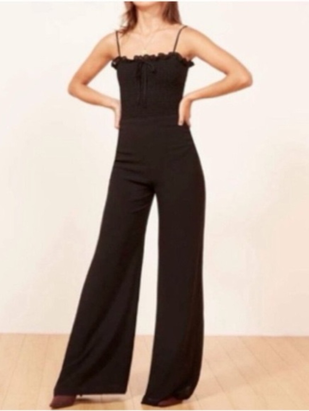 Reformation Pompano Wide Leg
Jumpsuit NWT